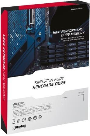 Kingston Fury Renegade Silver DDR5 32GB RAM with 2x16GB Modules and Speed 7200 for Desktop KF572C38RSK2-32 view 9
