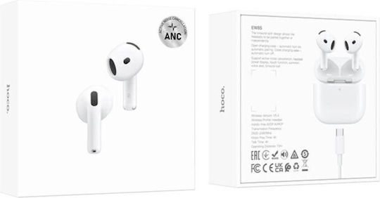 Hoco EW85 In-ear Bluetooth Handsfree Earphones with Charging Case White view 2