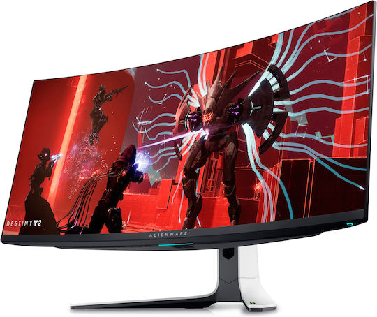 Dell Alienware AW3423DW Ultrawide QD-OLED HDR Curved Gaming Monitor 34.18" 3440x1400 175Hz with Response Time 0.1ms GTG vue 2