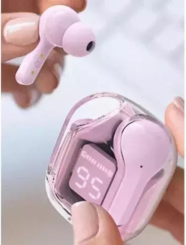 164870 In-ear Bluetooth Handsfree Earphones with Charging Case Pink view 2