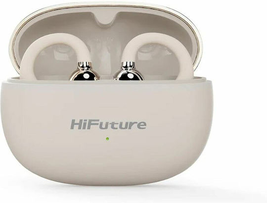 HiFuture Open Ear Bluetooth Handsfree Earphones with Sweat Resistance Beige view 1