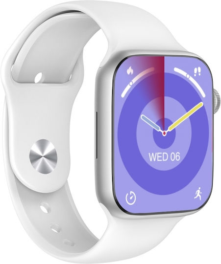 Platinet PSMART29B Smartwatch with Heart Rate Monitor (White)