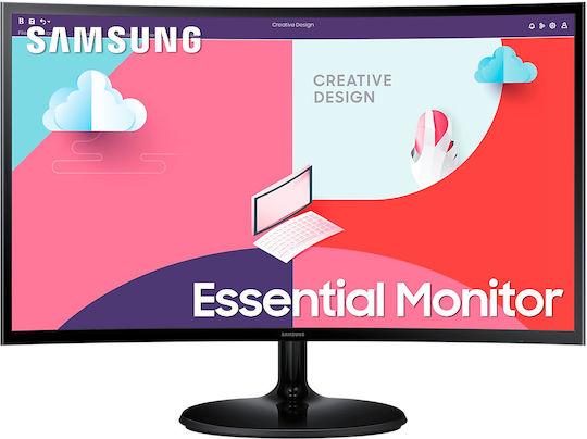 Samsung S24C360EAU VA Curved Monitor 24" FHD 1920x1080 with Response Time 4ms GTG