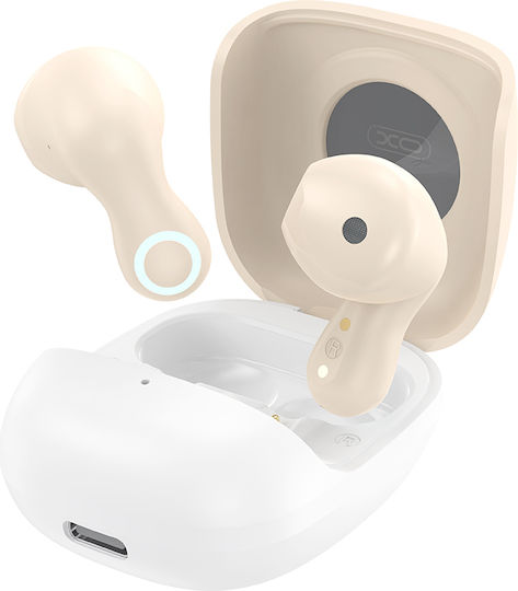 XO G28 Earbud Bluetooth Handsfree Earphones with Charging Case Beige view 1