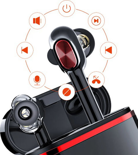 BlitzWolf AirAux AA-UM5 In-ear Bluetooth Handsfree Earphones with Sweat Resistance and Charging Case Black vista 9