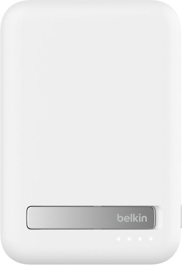 Belkin BoostCharge Pro MagSafe Power Bank 8000mAh 15W White vue 2