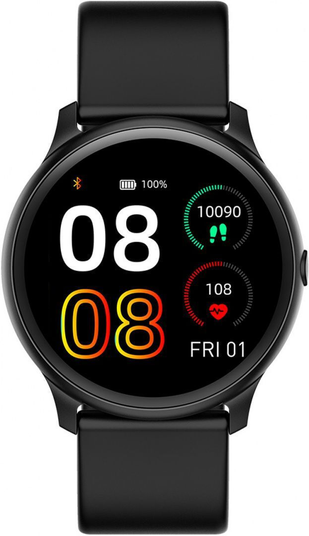 G.Rossi 45mm Smartwatch with Heart Rate Monitor (Black)