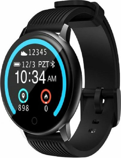 Lenovo Blaze HW10H 42mm Smartwatch with Heart Rate Monitor (Black) view 3