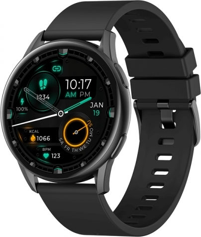 Mibro A1 45mm Waterproof Smartwatch with Heart Rate Monitor (Black) view 2