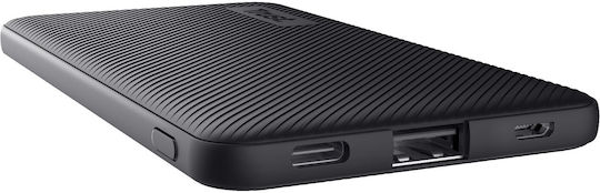 Trust Primo Ultra-thin Power Bank 5000mAh 15W with USB-A Port and USB-C Port Black view 1