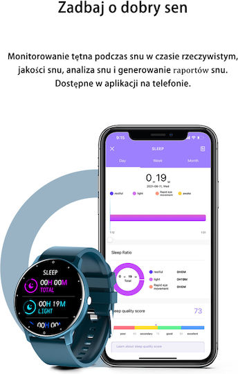 Gravity Gt1-1 Smartwatch with Heart Rate Monitor (Multicolour) vista 2