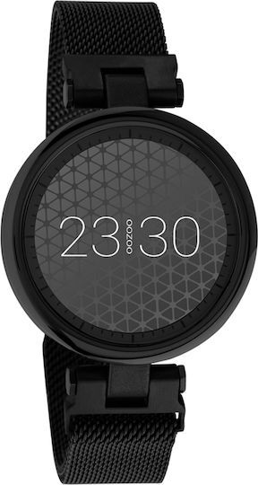 Oozoo Q00411 38mm Smartwatch with Heart Rate Monitor (Black)