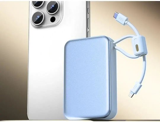 Verk Group 06394 Power Bank 20000mAh 22.5W with USB-A Port and USB-C Port Quick Charge 3.0 Blue vue 5
