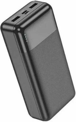 Hoco J72B Easy Travel Power Bank 30000mAh 22.5W with 2 USB-A Ports Black view 2