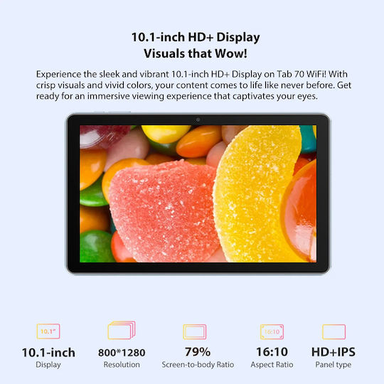 BlackView Tab 70 10.1" (4GB/64GB) Twilight Blue view 5