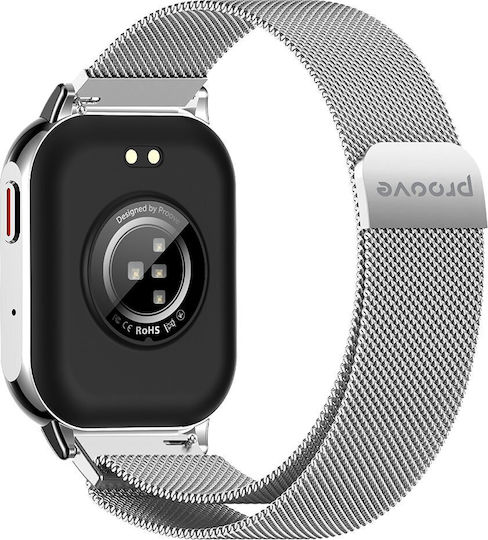 Proove Elysium Smartwatch with Heart Rate Monitor (Silver) view 2