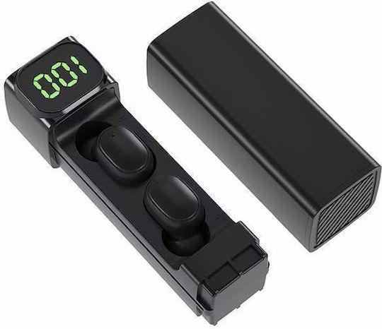 In-ear Bluetooth Handsfree Earphones with Sweat Resistance and Charging Case Black view 5