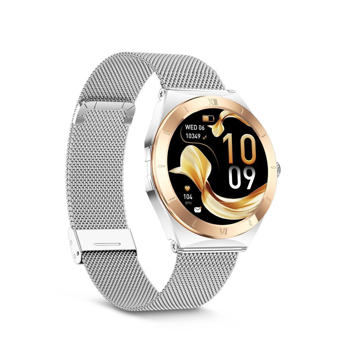 Ksix Lya Smartwatch with Heart Rate Monitor (Silver) view 5