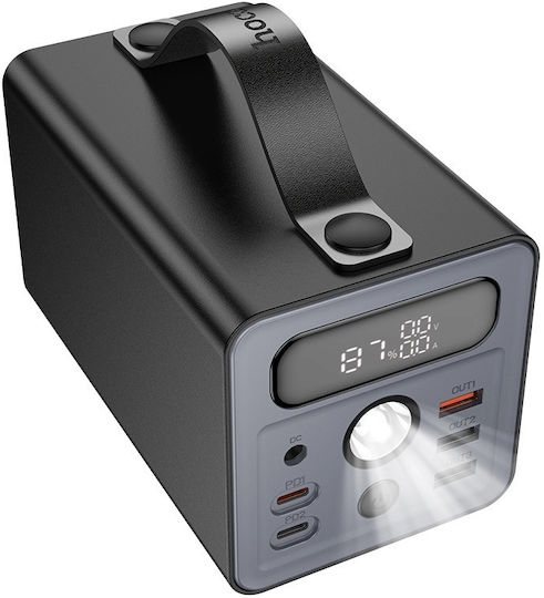 Hoco J138 Power Bank 60000mAh 22.5W with 3 USB-A Ports and 2 USB-C Ports Power Delivery / Quick Charge 3.0 Black view 7
