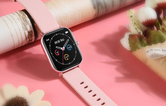 Colmi P8 43mm Smartwatch with Heart Rate Monitor (Pink) view 5