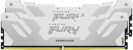 Kingston Fury Renegade DDR5 32GB RAM with 2x16GB Modules and Speed 6400 for Desktop KF564C32RWK2-64 vue 4