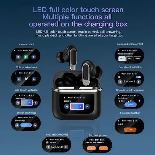 TWS V8 In-ear Bluetooth Handsfree Earphones Black view 6