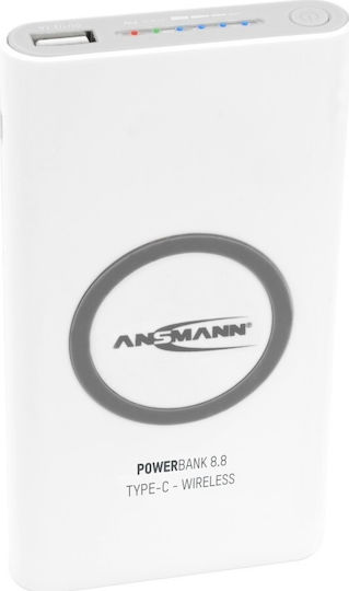Ansmann 8.8 Power Bank 8000mAh with USB-A Port White