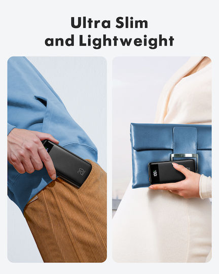 Charmast W2065 Power Bank 20000mAh with 2 USB-A Ports and USB-C Port Power Delivery / Quick Charge 3.0 Black view 5
