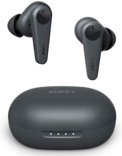 Aukey EP-N7 In-ear Bluetooth Handsfree Earphones with Sweat Resistance and Charging Case Black