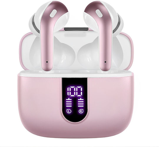 In-ear Bluetooth Handsfree Earphones with Sweat Resistance and Charging Case Pink view 7
