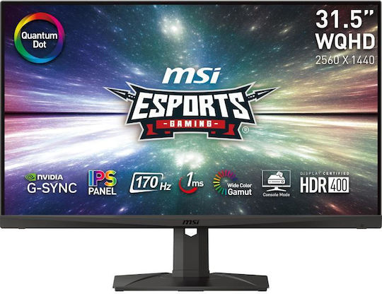 MSI MAG321QR-QD IPS HDR Gaming Monitor 31.5" QHD 2560x1440 170Hz
