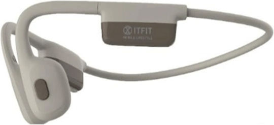 Itfit Casti Bone Conduction Bluetooth Handsfree Earphones White view 2