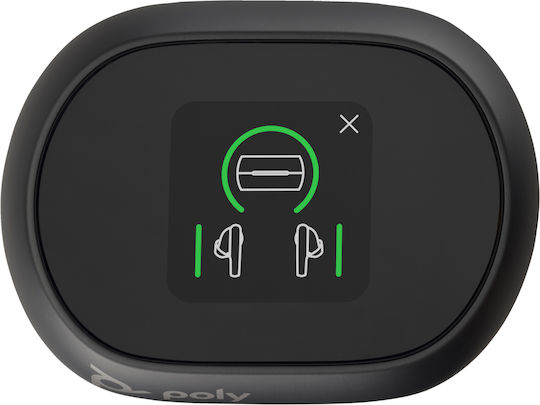 Poly Voyager Free 60+ UC In-ear Bluetooth Handsfree Earphones with Charging Case Black view 7
