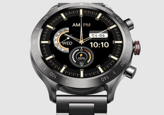 Riversong Motive 9 Max Stainless Steel Smartwatch with Heart Rate Monitor (Gray) view 5