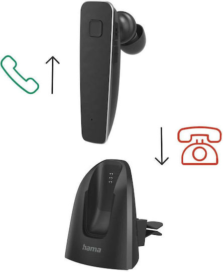HAMA My Voice 2100 In-ear Bluetooth Handsfree Headset with Sweat Resistance and Charging Case Black view 2
