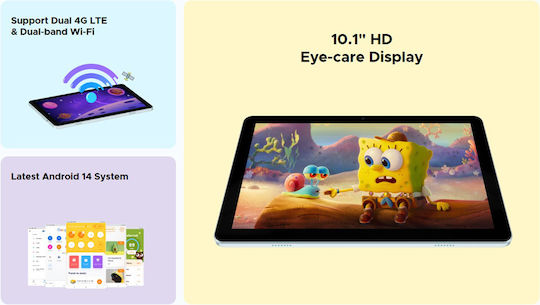 Doogee T10W 4G 10.1" Tablet (4GB/128GB) Black view 6