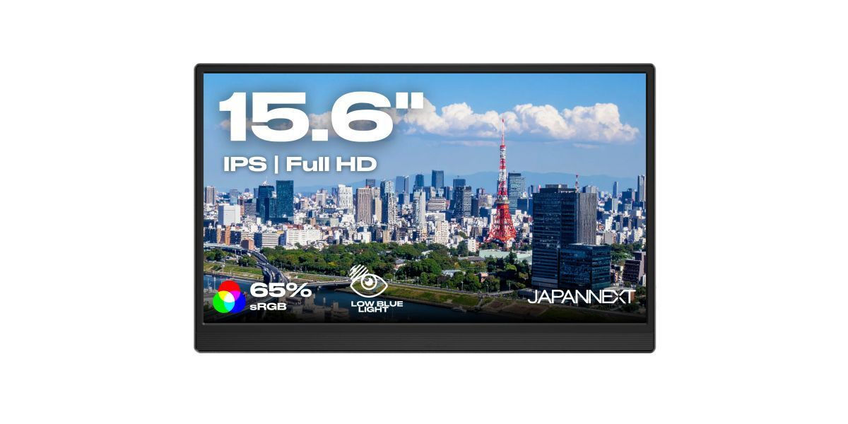 Japannext FHD Portable Monitor 15.6" FHD 1920x1080