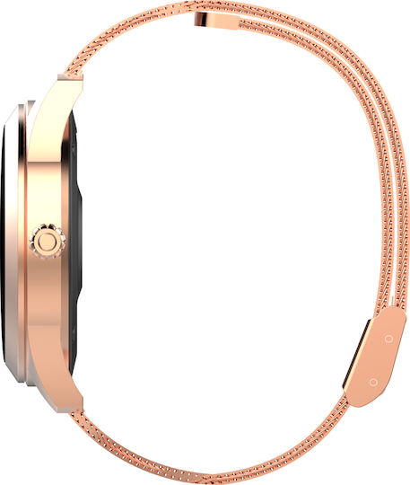 KW10 Smartwatch with Heart Rate Monitor (Rose Gold) view 3
