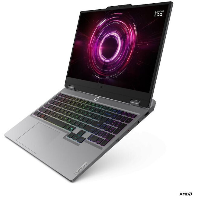 Lenovo LOQ 15AHP10 15.6" IPS FHD 144Hz (Ryzen 7-250/16GB/1TB SSD/GeForce RTX 5060/No OS) Luna Grey (US Keyboard) view 5