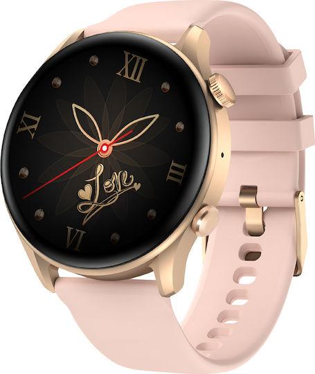 Riversong Motive 7C Smartwatch with Heart Rate Monitor (Rose Gold)