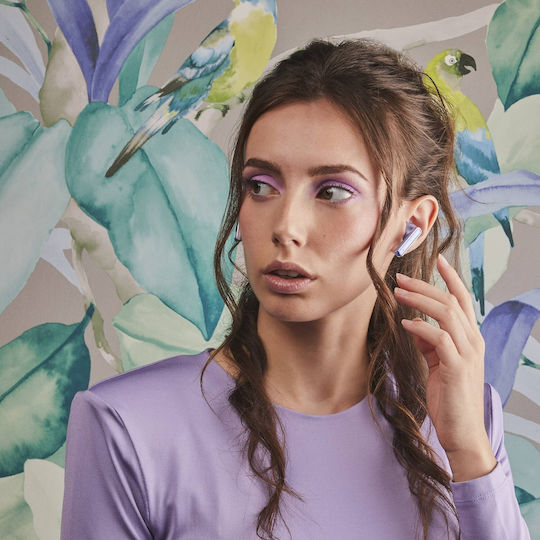 Energy Sistem Style 4 In-ear Bluetooth Handsfree Earphones with Charging Case Violet view 2