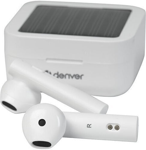 Denver TWS-62 Earbud Bluetooth Handsfree Earphones with Charging Case White view 7