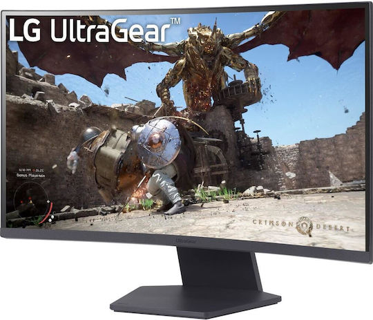 LG UltraGear 27GS60QC-B VA HDR Curved Gaming Monitor 27" QHD 2560x1440 180Hz with Response Time 1ms GTG view 2