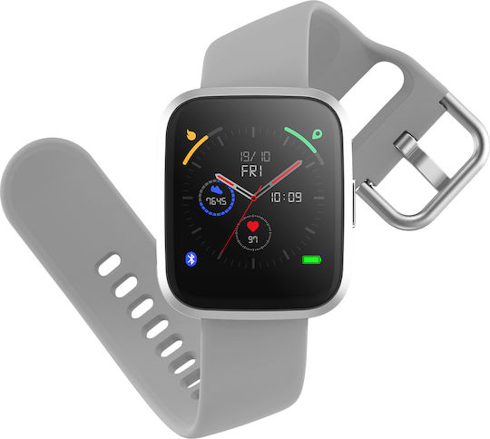 Forever ForeVigo 2 SW-310 Smartwatch with Heart Rate Monitor (Silver) vue 5