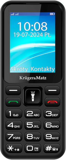 Kruger & Matz Simple KM0940 4G GSM Dual SIM Mobile with Large Buttons (English) Black vista 3