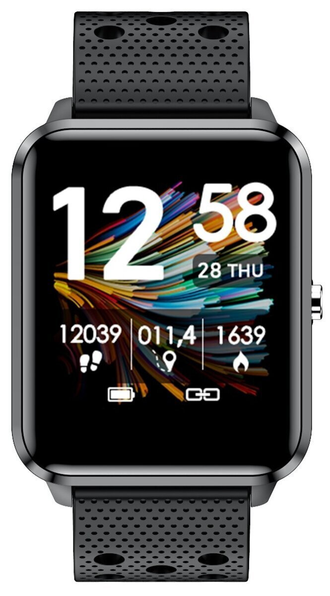 Bemi KIX-M Smartwatch with Heart Rate Monitor Black view 3