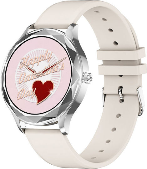 Pacific 27-3 50mm Smartwatch with Heart Rate Monitor (Silver) view 1