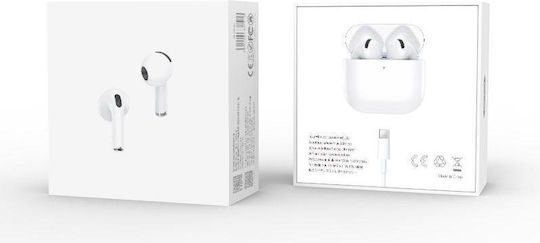 XO Q6 Pro Earbud Bluetooth Handsfree Earphones with Charging Case White view 2