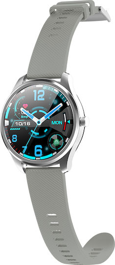 Kingwear KW35 Smartwatch with Heart Rate Monitor (Gray) view 2
