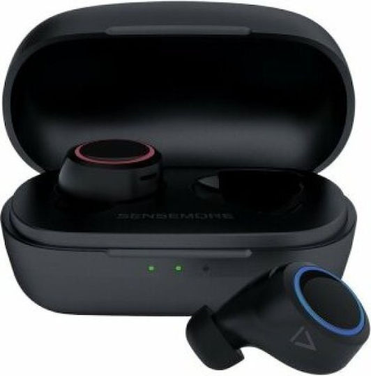 Creative SenseMore Air Earbud Bluetooth Handsfree Earphones with Sweat Resistance and Charging Case Black vue 2